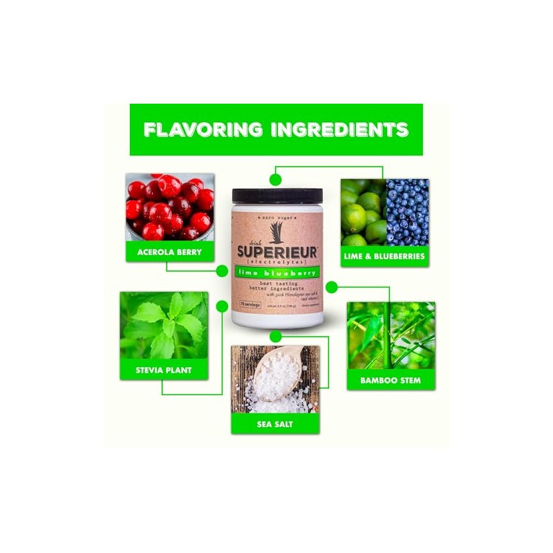 Electrolyte Powder Packets - Vegan Electrolyte Hydration Powder wSea Minerals