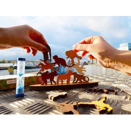 Recent Toys Constantin Puzzles - Stack and Balance - Monkey Business Stacking party game for families, adults, great gift idea for men