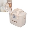 Insulated Lunch Bag Embroidered Bear Waterproof Leakproof Adjustable Straps Lunch
