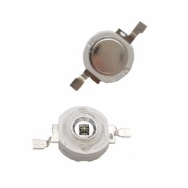 Vrabocry Pack of 10 LED Chip 3W Infrared (IR 940 nm/700 mA/DC 1.3 V - 1.5 V/3 Watt) SMD COB Light Emitter Diode Components for DIY Lighting / CCTV Cameras