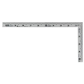 Shinwa Rules Carpenters Square, Thick Width, Silver