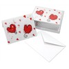 Playful Hearts Blank Note Cards - Valentine's Day Greeting Cards