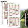 Aolamegs Archery Sight Tape, Sight from 20 to 100/120 Yards,