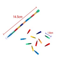 JZK 30 x Colourful Pencils with Interchangeable Leads Children's Colouring Pencils for Birthday Party Bag Gift Kids Party Favour