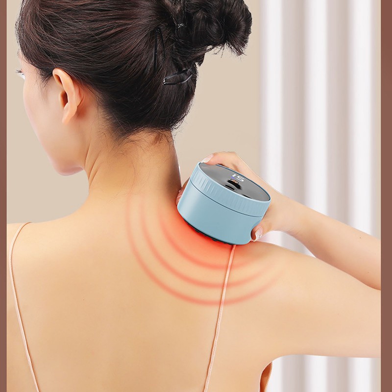 Electric Vacuum Gua Sha Massager 99 Gears Hot Compress Negative