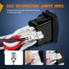 Nilight UTV Winch Rocker Switch Momentary 7 PIN DPDT LED