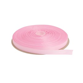DXEUD Cinta de grogrén sólida de 100 yardas cada rollo, 100% poliéster (5/8 pulgadas, rosa)