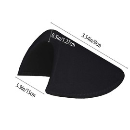 Jolbndcv 6 Pairs 1/2' Shoulder Pads Sewing Set-in Shoulder Pads Foam Pads for Blazer T-Shirt Clothes