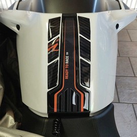 labelbike - Tank protection sticker made of 3D gel resin for motorcycles compatible with KTM 890 Duke R