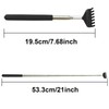 Back Scratcher, Stainless Steel Back Scratcher Massager, Telescoping Scratching Tool,