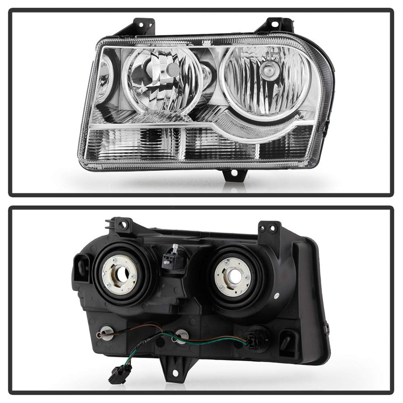 ACANII - For 2005-2010 Chrysler 300 Halogen Headlights Headlamps Head