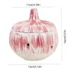 Acaino Ceramic Garlic Pot Garlic Storage with Lid and Ventilation
