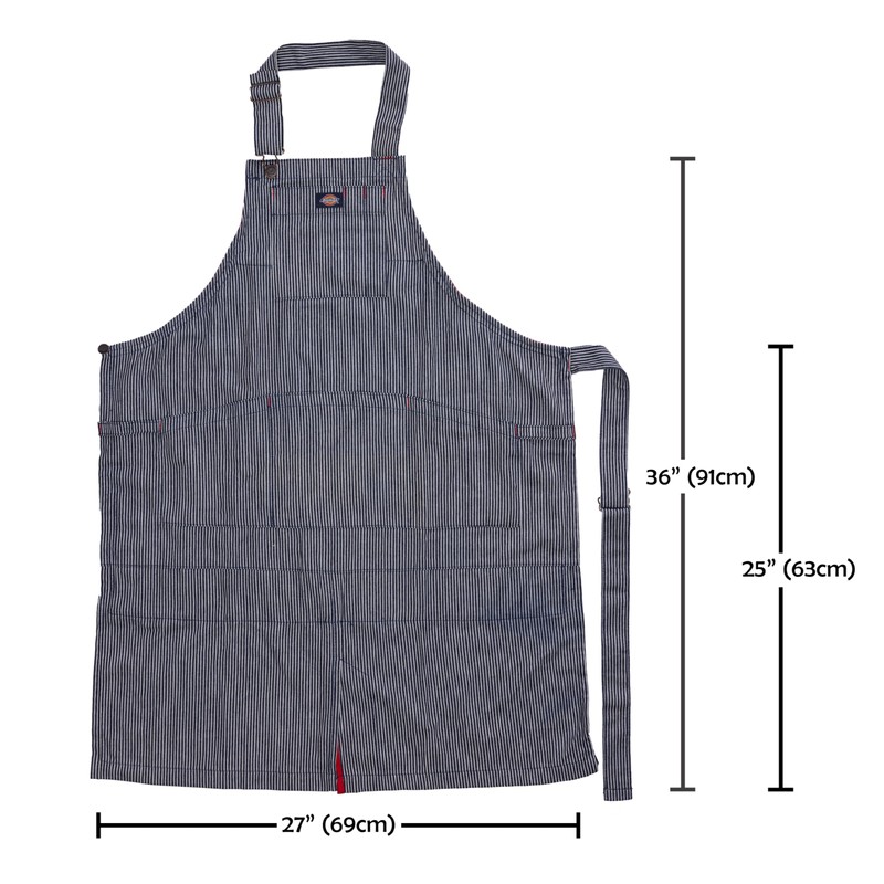 Dickies 6-Pocket Chef and Workshop Apron, Durable Canvas, One Size,