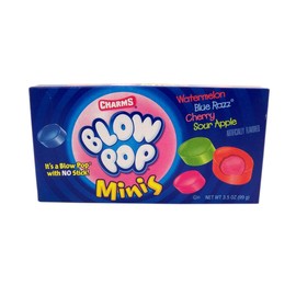 Charms Blow Pops Minis Theater Box, 3.5 oz (Pack of 12)