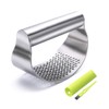 GuDoQi Garlic Press Rocker, Stainless Steel Garlic Mincer Garlic Crusher,