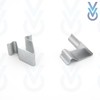 VVO Fasteners Metal Centre Console Trim Fastener Clip Silver (Pack