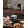 Belgian Waffle Maker, Classic Rotating Waffle Iron with Nonstick Plates,