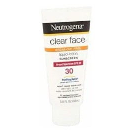 Neutrogena Clear Face, Protector Solar En Loción De Amplio E