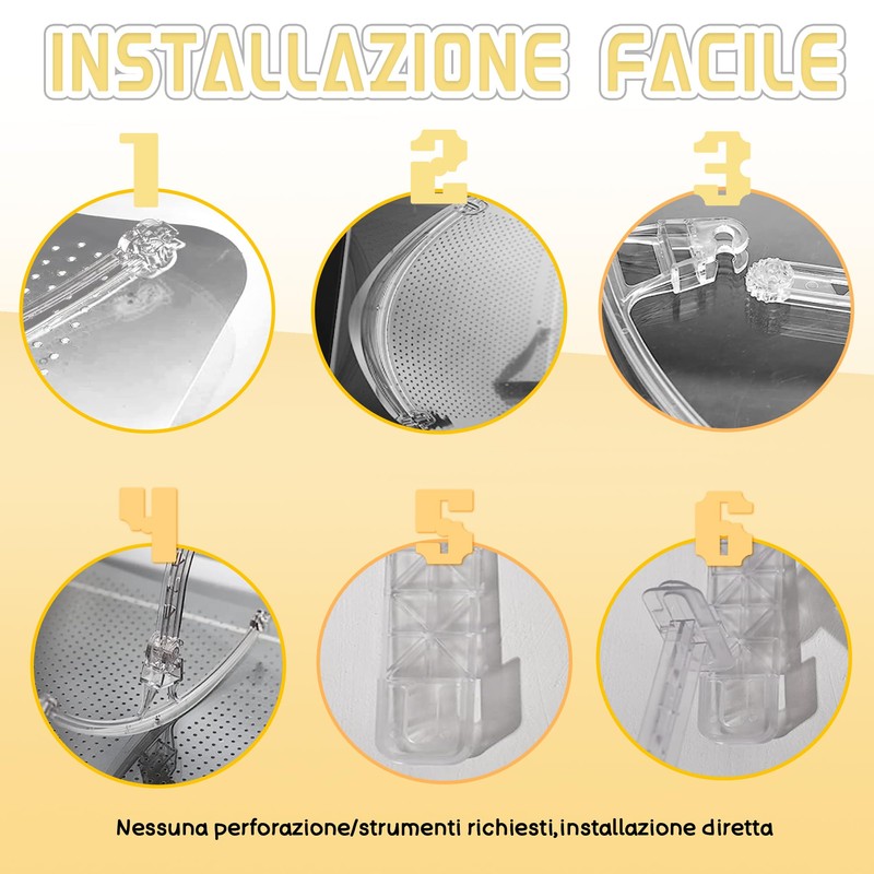 Climate Wind Deflector, Climate Deflector 27 * 90 cm, Non-Condensing,