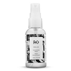 R+Co Dallas Hair Thickening Spray | Volumizing & Texturizing Spray for All Lengths | Adds Volume, Body & Shine | Perfect for Blowouts, Curling Irons & Roller Sets | 1.7oz