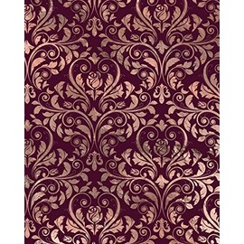 Rose Gold and Burgundy Composition Notebook - Large Ruled Notebook - 8x10 Lined Notebook (Softcover Journal / Notebook / Diary) (8x10 Lined Softcover Notebook, Band 88)