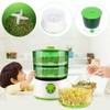 YIYIBYUS Multifunctional Bean Seed Sprouts Machine, Double Layer Fully Auto