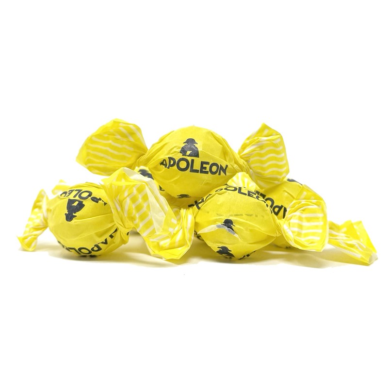 Napoleon Sour Lemon Balls Individually Wrapped Hard Candy Sour Bon