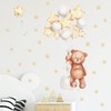 Fujitoya Wall Sticker Wall Sticker Bear Stars and Moon Clouds