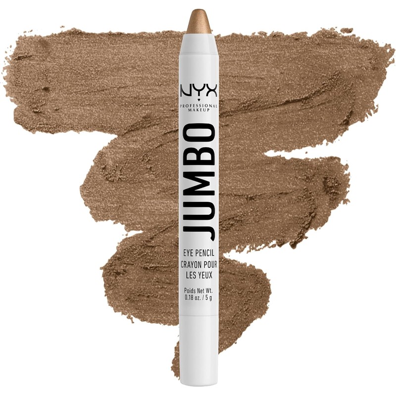 NYX Professional Makeup, Jumbo, Lápiz de ojos, Tono Iced Mocha