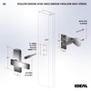 Ideal Security Door Lever for Storm and Screen Doors, Oil