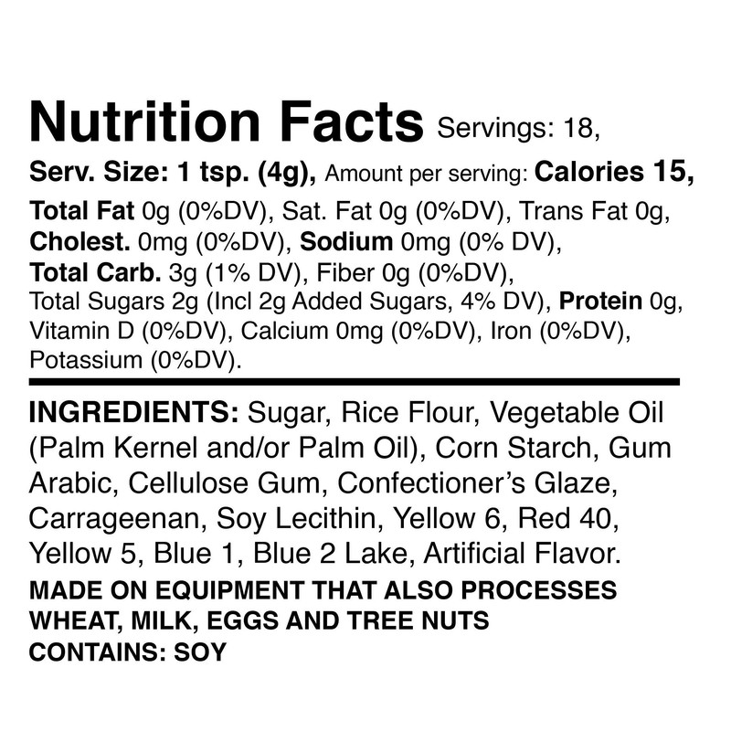 Mystic Sprinkles Confetti Sprinkle Mixes (Carnival Confetti Mix 2.6oz)