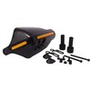 Pair 22 mm 7/8 Inch Black Motorcycle Hand Guards Hand