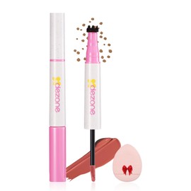 YBUETE 2 in 1 Liquid Freckle Blush Pen, Natural Lifelike Fake Freckles, Lightweight Matte Liquid Cheek Blush Makeup Pen, Long Lasting Waterproof Natural Sun-kissed Face Makeup for Women