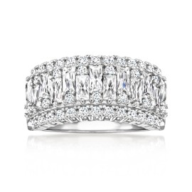 Ross-Simons 2.40 ct. t.w. CZ Ring in Sterling Silver. Size 9