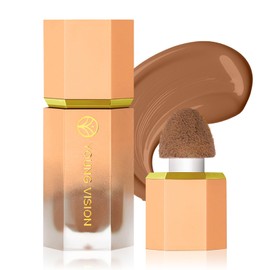 BEFIVECOK Liquid Contour Stick Makeup - Cream Face Contour Wand with Cushion Applicator, Natural Matte Long Lasting Creamy Bronzer Contour, Lightweight Silky Blendable (#01 LIGHT TO MEDIUM)