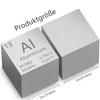 Pevfeciy 1 Inch Aluminium Cube 25.4 mm Metal Density Cube