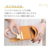 RafiCaro Women's Bifold Wallet, Genuine Leather, Italian Leather, Flap, Mini