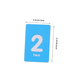 POPETPOP 50pcs Plastic Number Cards for Table Double-sided Digital Signage Marking Cards for Home Events Weddings and Desktop Use