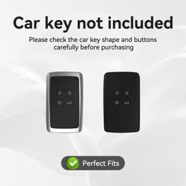 ZVRSUA Car Key Case Fits Renault, Car Key Protective Case with Gliter Love Key Fob Compatible with Renault Koleos Kadjar Megane Captur Espace, pink