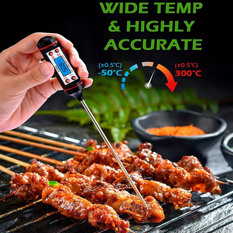 Digital Thermo Termómetro Sonda Digital De Cocina Para Alimentos Liquidos