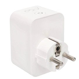 EDO, WiFi Schuko-Steckdose mit Tuya Energiemonitor, 16A 3680W, Smarte Steckdose, Fernbedienung mit App Tuya, smart steckdosen, EDO777486 EDO Solutions