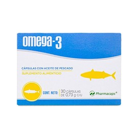 GELCAPS Omega 3 Aceite de Pescado con 30 Cápsulas de 1000 mg  Alto en EPA  DHA  Libre de Metales Pesados  Ingredientes Naturales  Cápsulas Blandas    