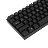 Mechanical Keyboard 82 Key RGB 3 Connection Modes Black Ergonomic