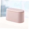 Operitacx 1pc Mini Desktop Trash Can Pink Simple Design Press