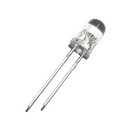 1000 pcs ⌀5mm Industrial DIP LED Diode Lights (Clear Round Transparent DC 2V 20mA) Bright Lighting Bulb Lamps Electronics Components small led Indicator Light Emitting Diode, No Lead Standoff(White)