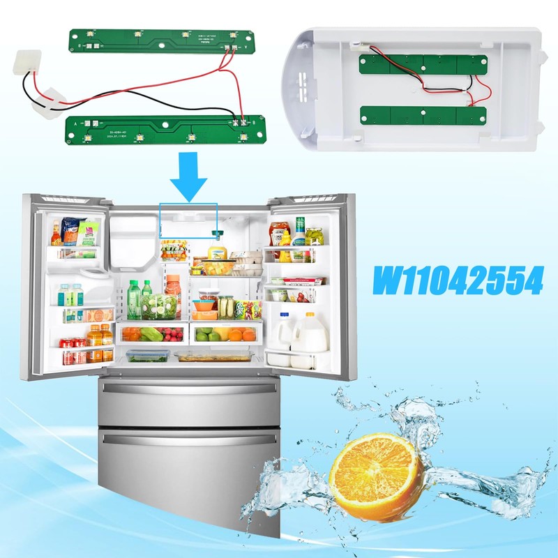 W11042554 W11527432 W11387579 W11333374 Refrigerator Light Assy Module Brand Fits