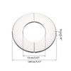 Wall Split Flange, Stainless Steel Round Escutcheon Plate for 2.01"/51mm