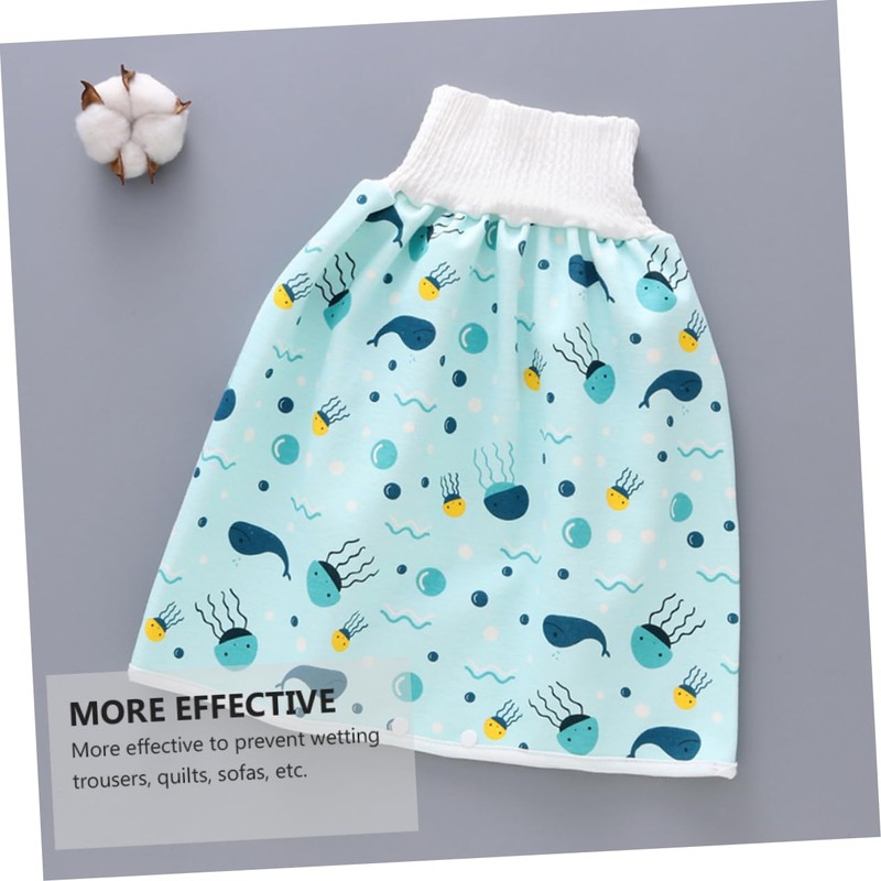 Hohopeti Potty Training Pants Washable Nappy Pants Folding Skirt Comfortable