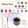 CHGCRAFT DIY 112Pcs African Hair Beads for Braids Jumbo Hair