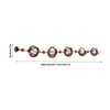 Hztyyier Hanging Metal Decorative Rain Chain for Garden Courtyard